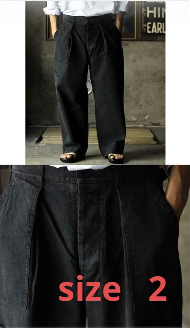 A.PRESSE USAF Hemmed Bottoms サイズ2 ヘリンボーン