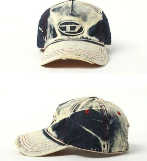 DIESEL　ダメージ デニムキャップ C-SEYMON