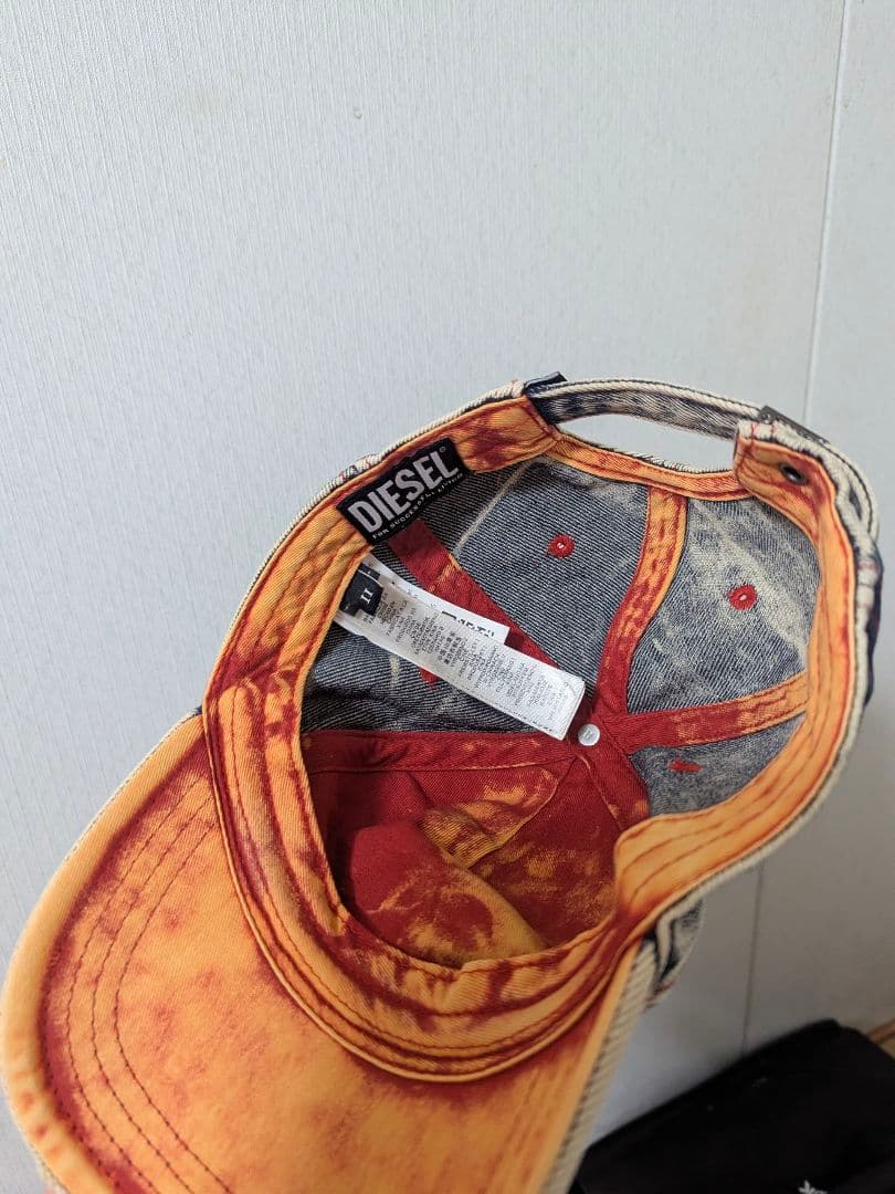 DIESEL　ダメージ デニムキャップ C-SEYMON