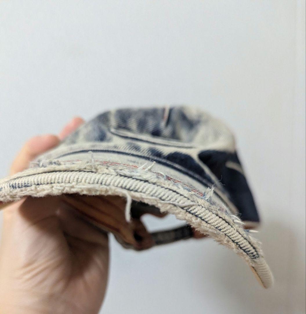 DIESEL　ダメージ デニムキャップ C-SEYMON