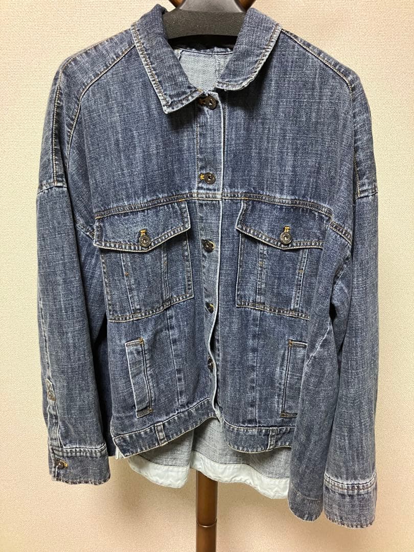 【ちょん】ayaneリネン混デニムジャケット