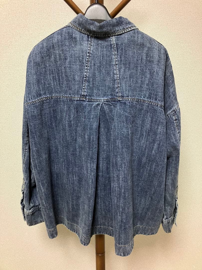 【ちょん】ayaneリネン混デニムジャケット