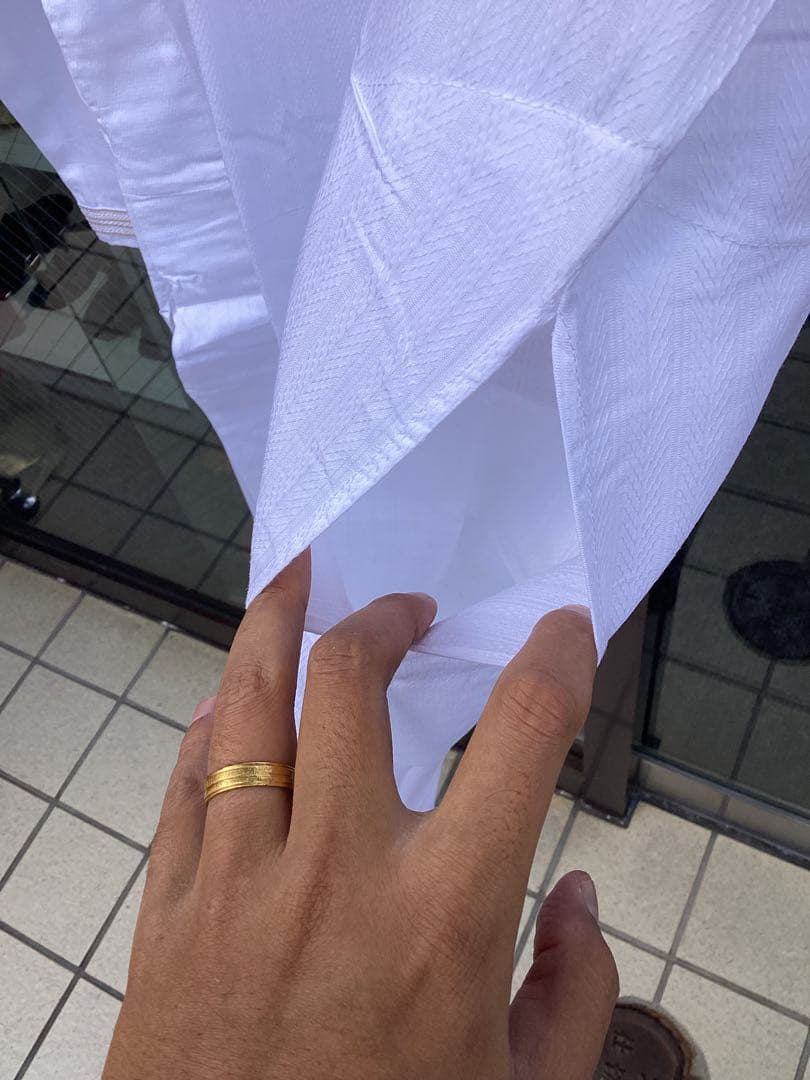 ホワイト カジュアル トップスとパンツセット