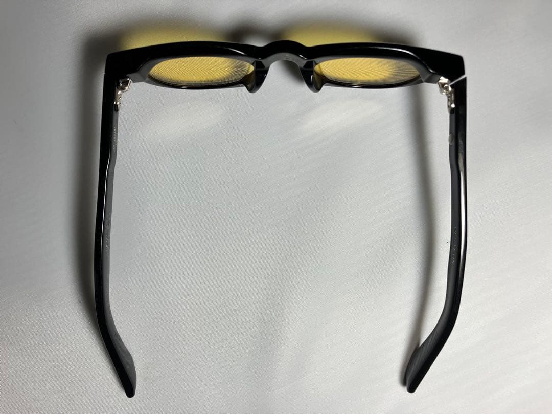 pisalon サングラス　メガネ　黒 × 黄　アメカジ　ケース付き　正規品