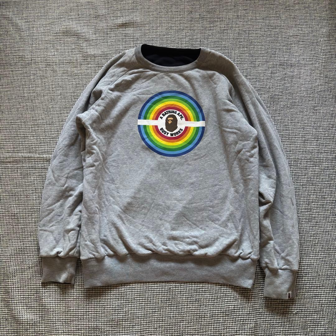 A bathing ape スウェット　リバーシブル