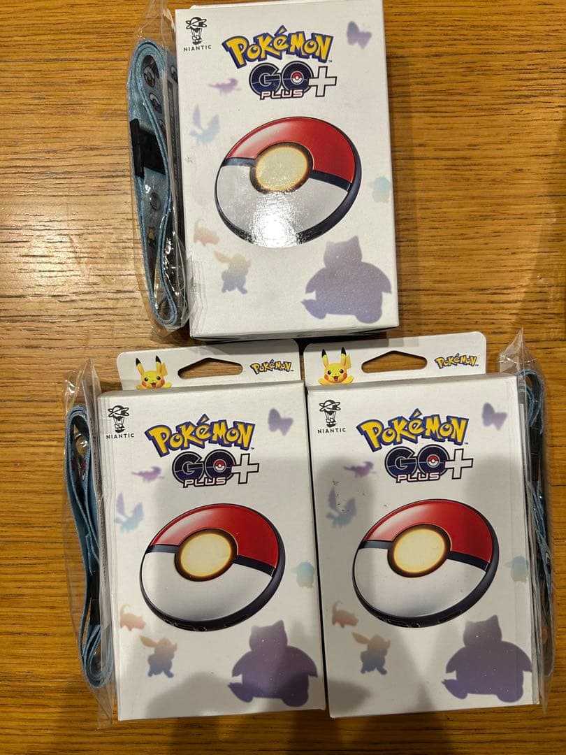 Pokémon GO Plus 3個セット ストラップ付き