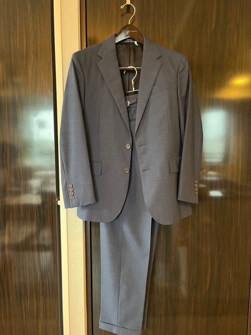 ポロ　ラルフローレン　スーツセット　上下　ネイビー　メンズ