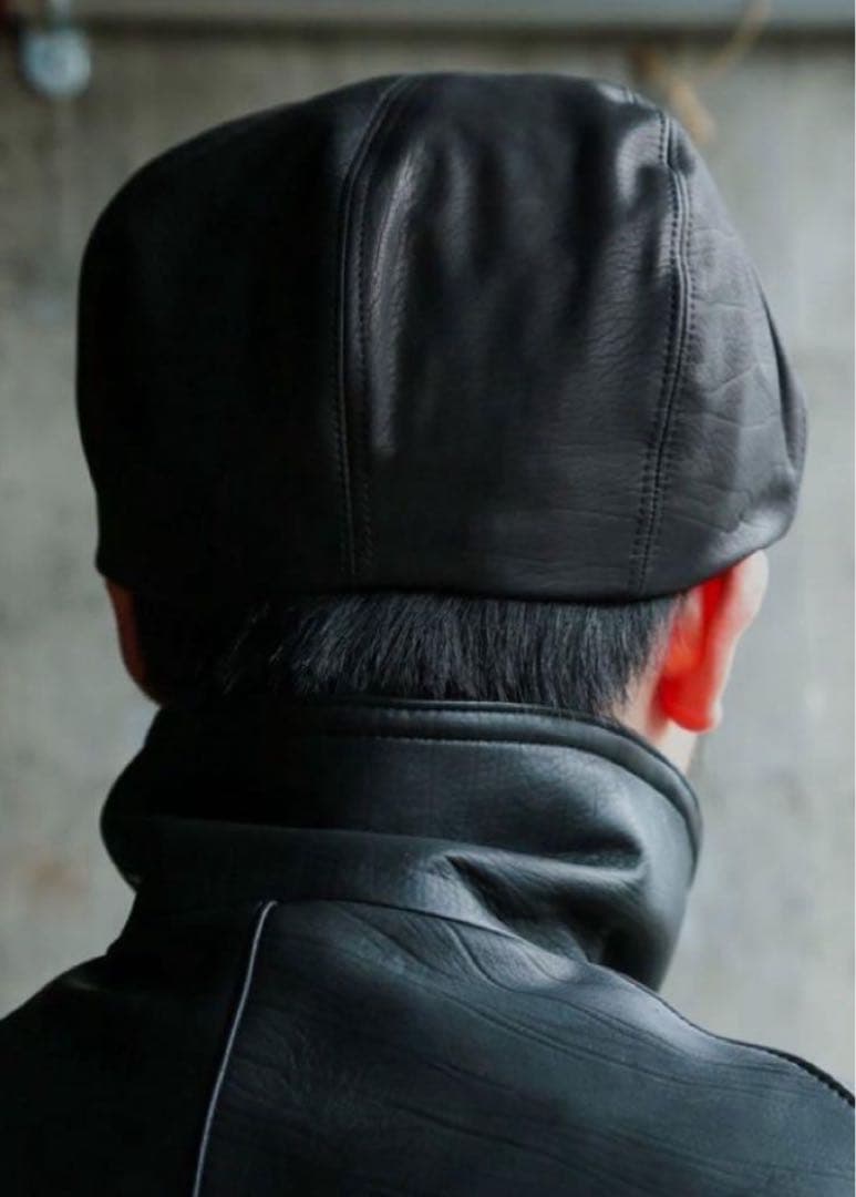 AUBERGE × ARCH 24AW GASTON カーフレザー　キャスケット