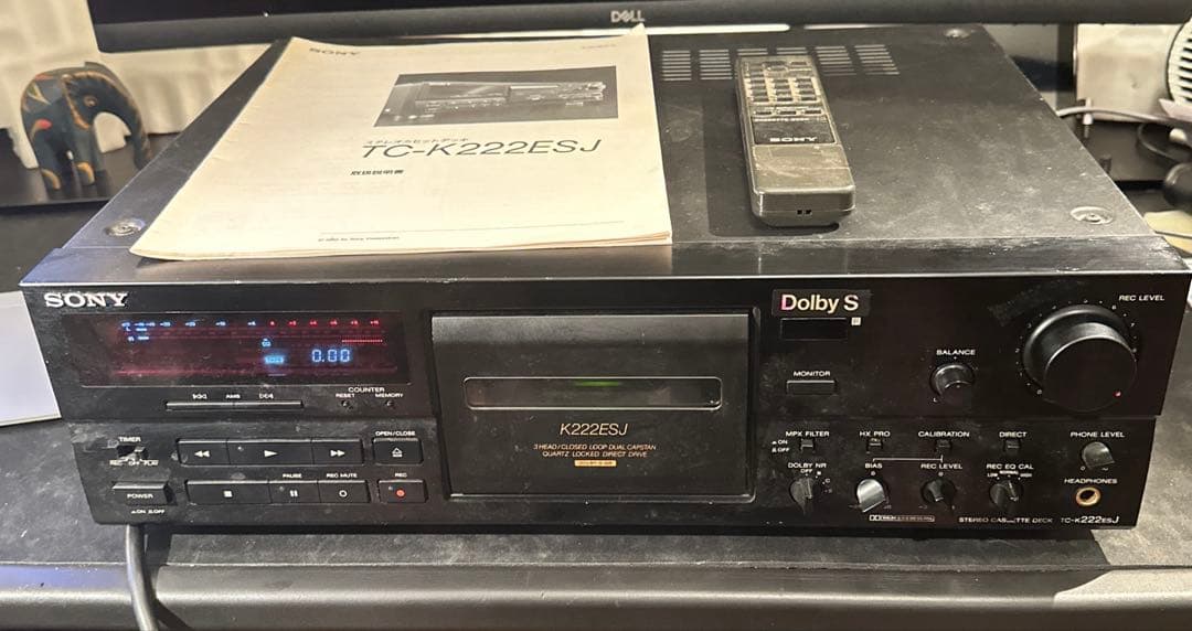 SONY カセットデッキK222ESJ ジャンク
