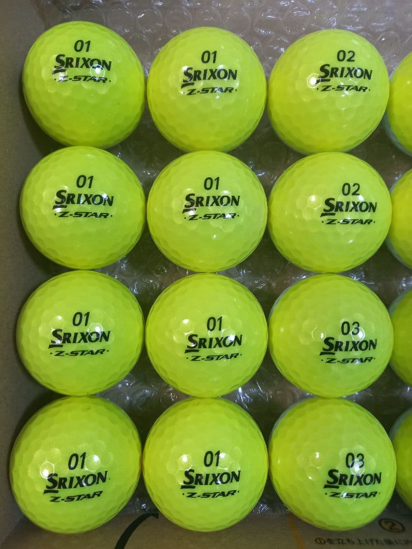美品スリクソン Z-STAR DIVIDE ロストボール24球