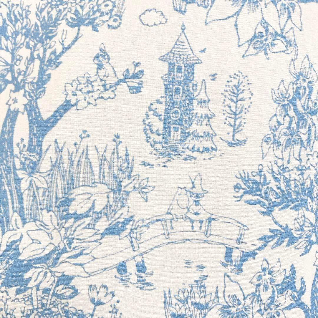 ムーミン × kippis パイピングワンピース　F　ブルー　afternoon