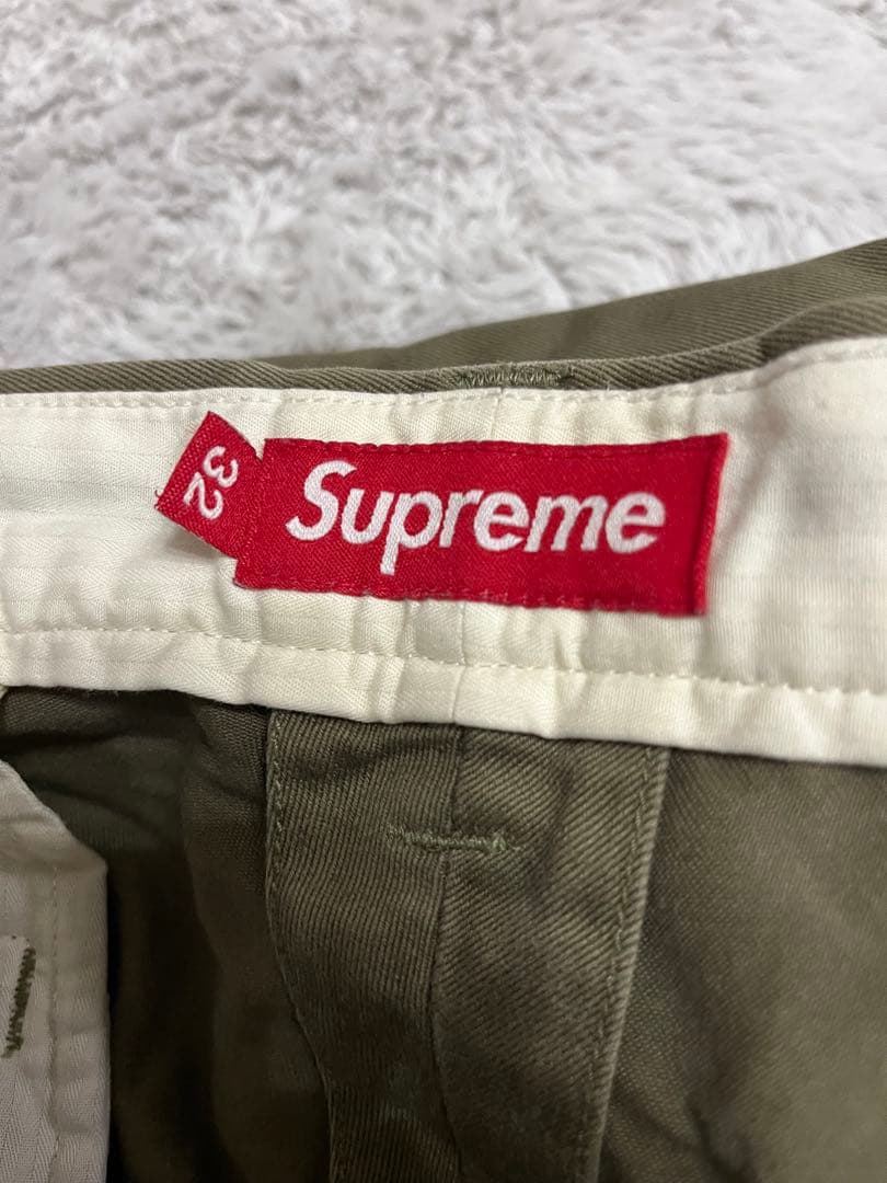 supreme chino pant 32 オリーブ
