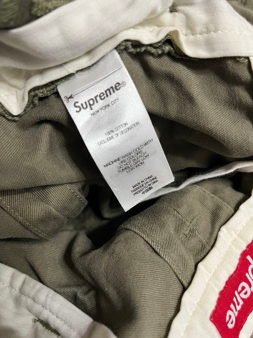 supreme chino pant 32 オリーブ