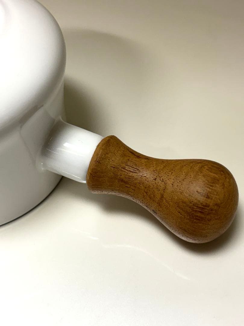 廃盤　dansk ミルクパン　ダンスク片手鍋 バターウォーマー白ホワイト