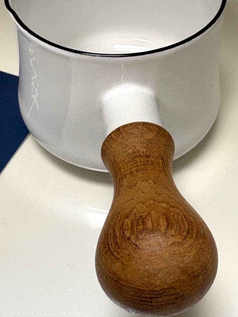 廃盤　dansk ミルクパン　ダンスク片手鍋 バターウォーマー白ホワイト