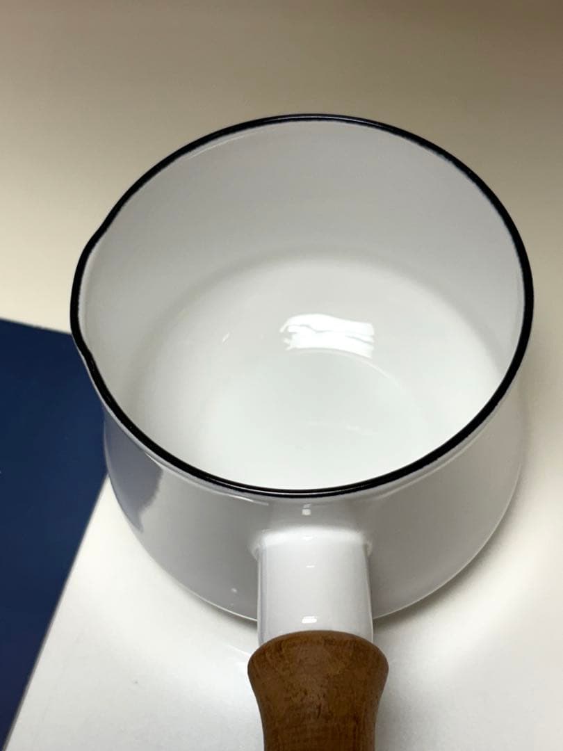 廃盤　dansk ミルクパン　ダンスク片手鍋 バターウォーマー白ホワイト