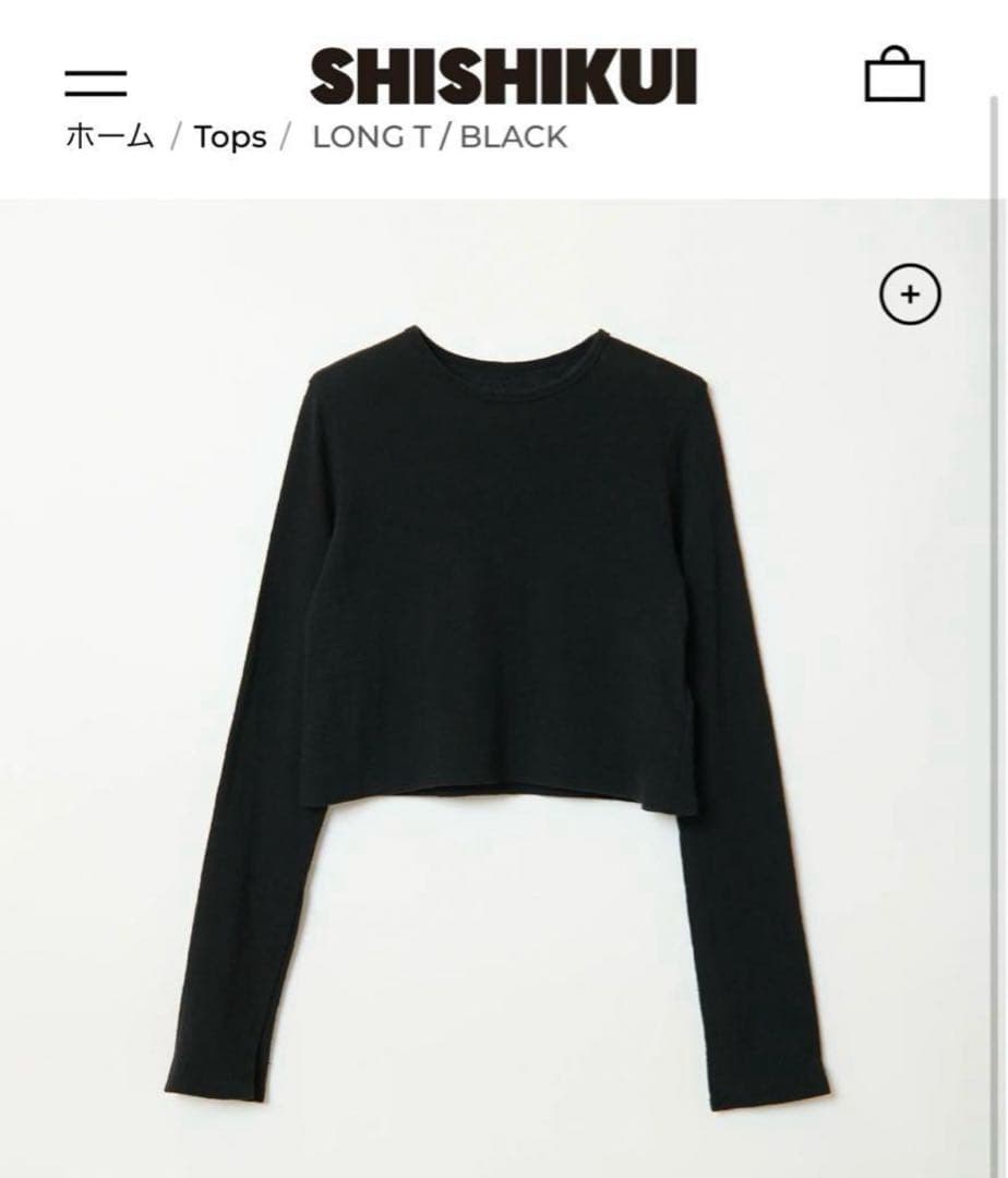 THE SHISHIKUI/LONG T / BLACK/てひら