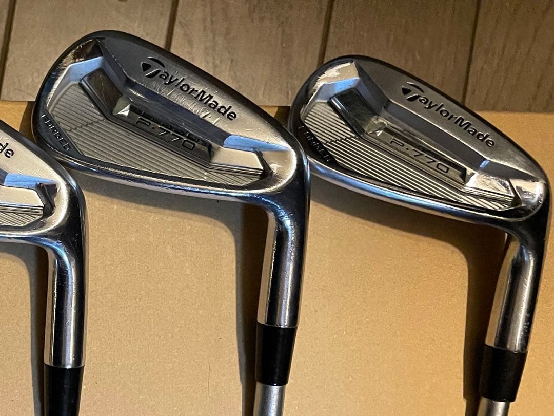 【美品】TaylorMade P770 FORGEDアイアンセット KBS