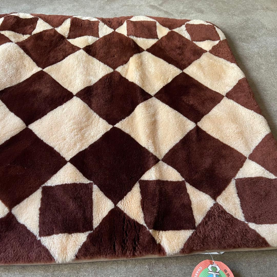 新品未使用　京都西川　ローズファー　グラウンドワーク　ミンクファームートンパッド