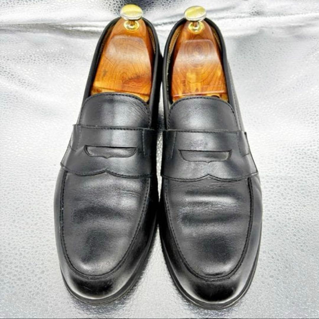 【美品】25.5 26 REGAL リーガル ローファー 22DL 黒 ビブラム