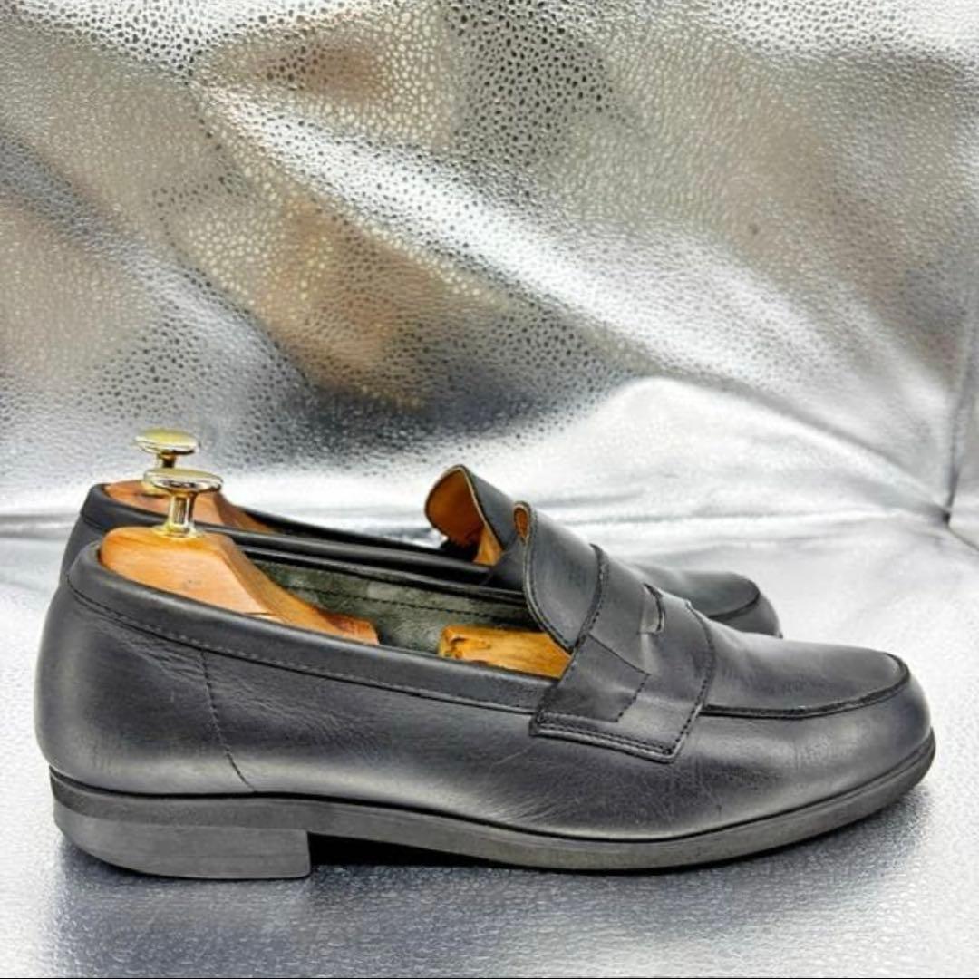 【美品】25.5 26 REGAL リーガル ローファー 22DL 黒 ビブラム