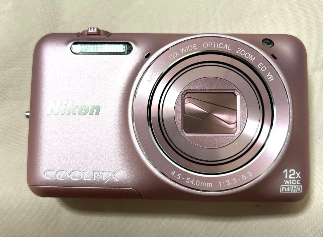 ほぼ新品 Nikon COOLPIX S6600 シルキーピンク