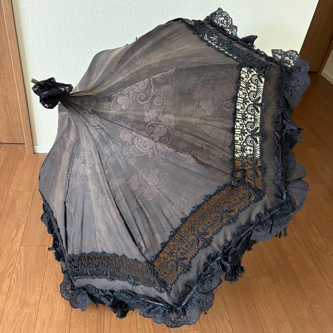 Lumiebre ルミエーブル パコダ フリル レース UVカット 日傘