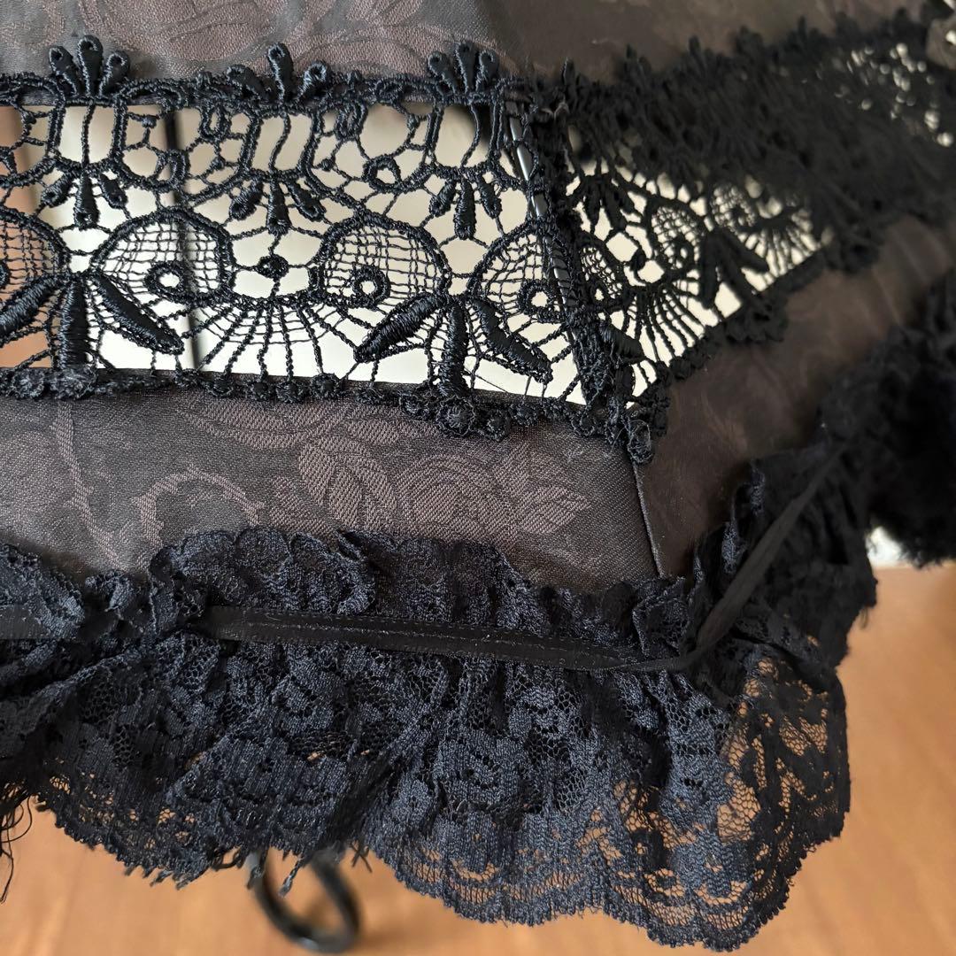 Lumiebre ルミエーブル パコダ フリル レース UVカット 日傘