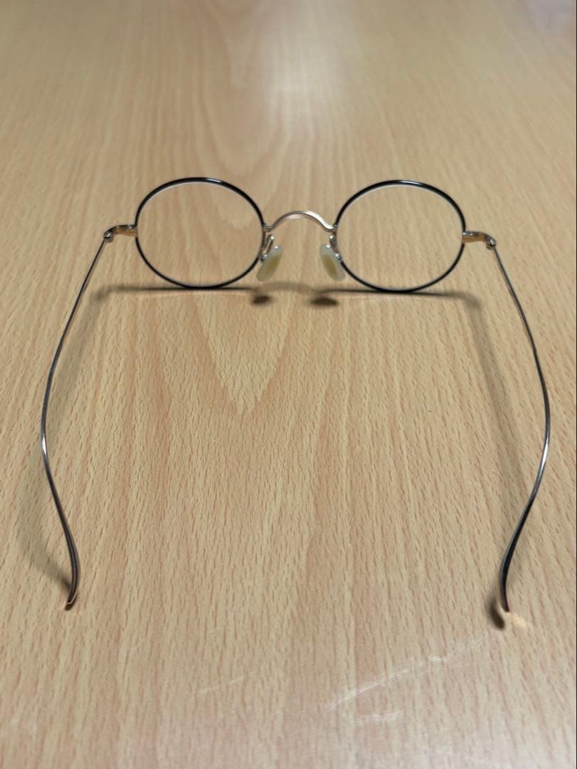 【週末限定値下げ】金子眼鏡　kv-56 ブラック×ゴールド