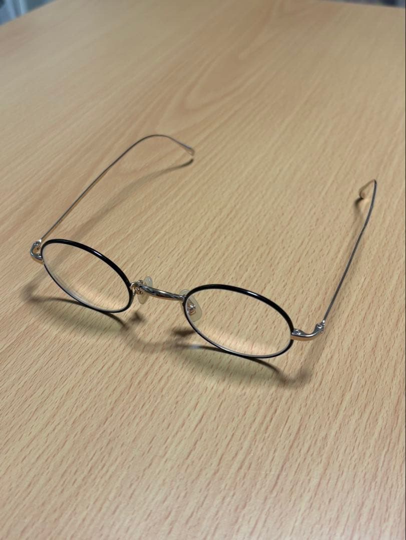 【週末限定値下げ】金子眼鏡　kv-56 ブラック×ゴールド