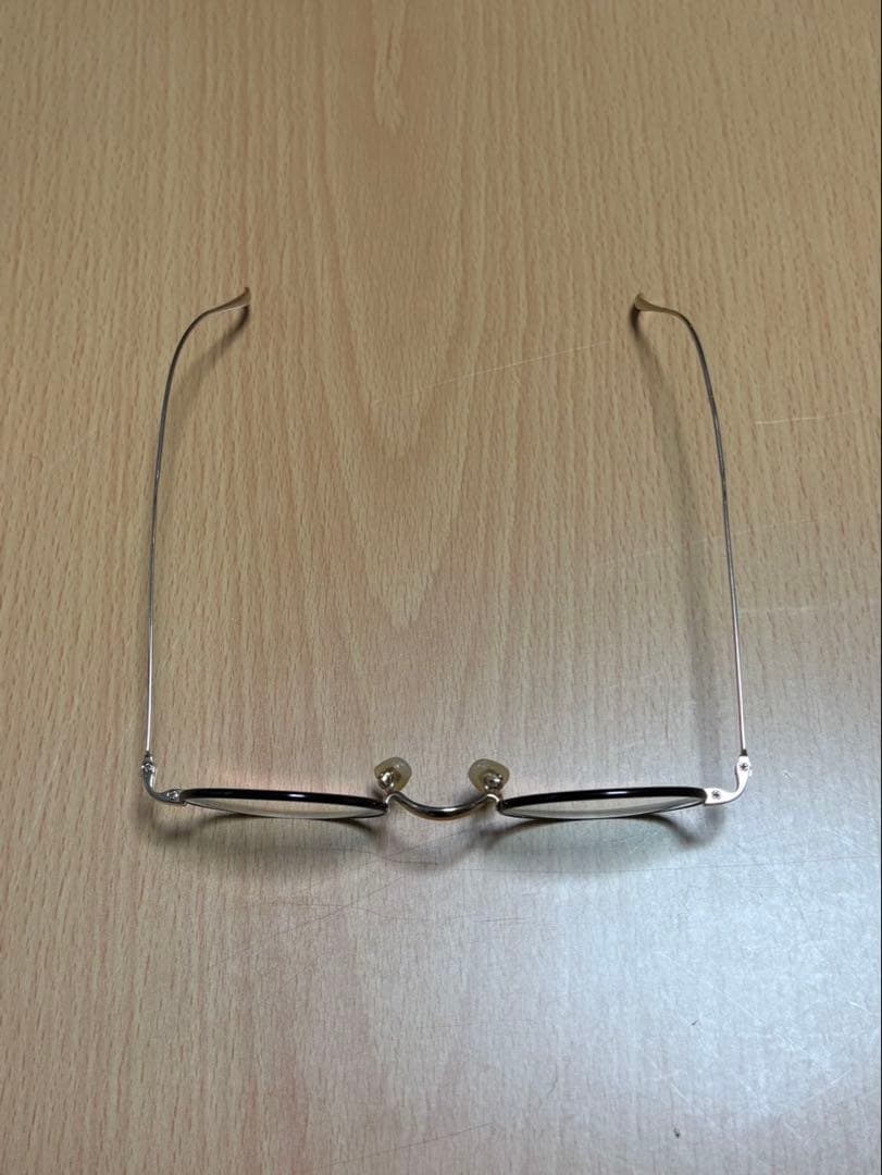 【週末限定値下げ】金子眼鏡　kv-56 ブラック×ゴールド