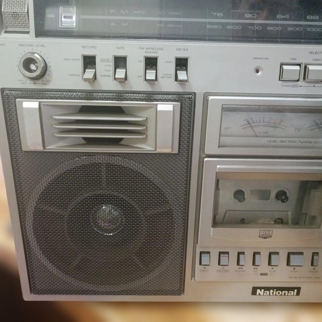 National/RX-5600ラジカセ FM/AMカセットデッキ