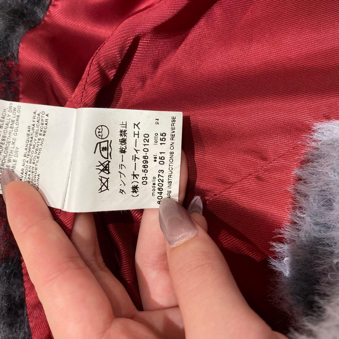 【美品】MaxMara マックスマーラ テーラードジャケット 赤 チェック