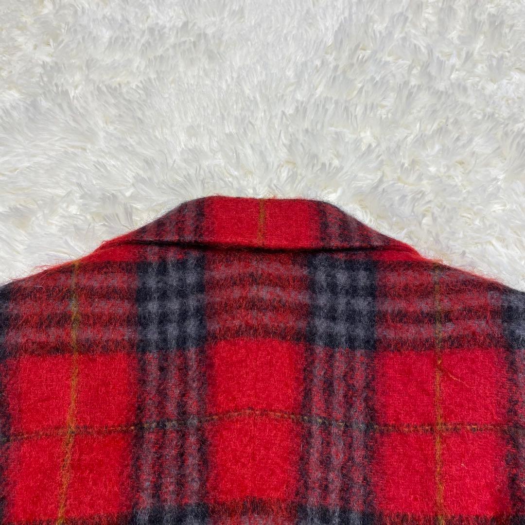 【美品】MaxMara マックスマーラ テーラードジャケット 赤 チェック