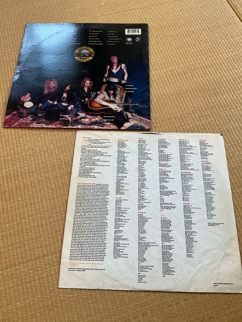 guns n' roses. LP 2枚セット