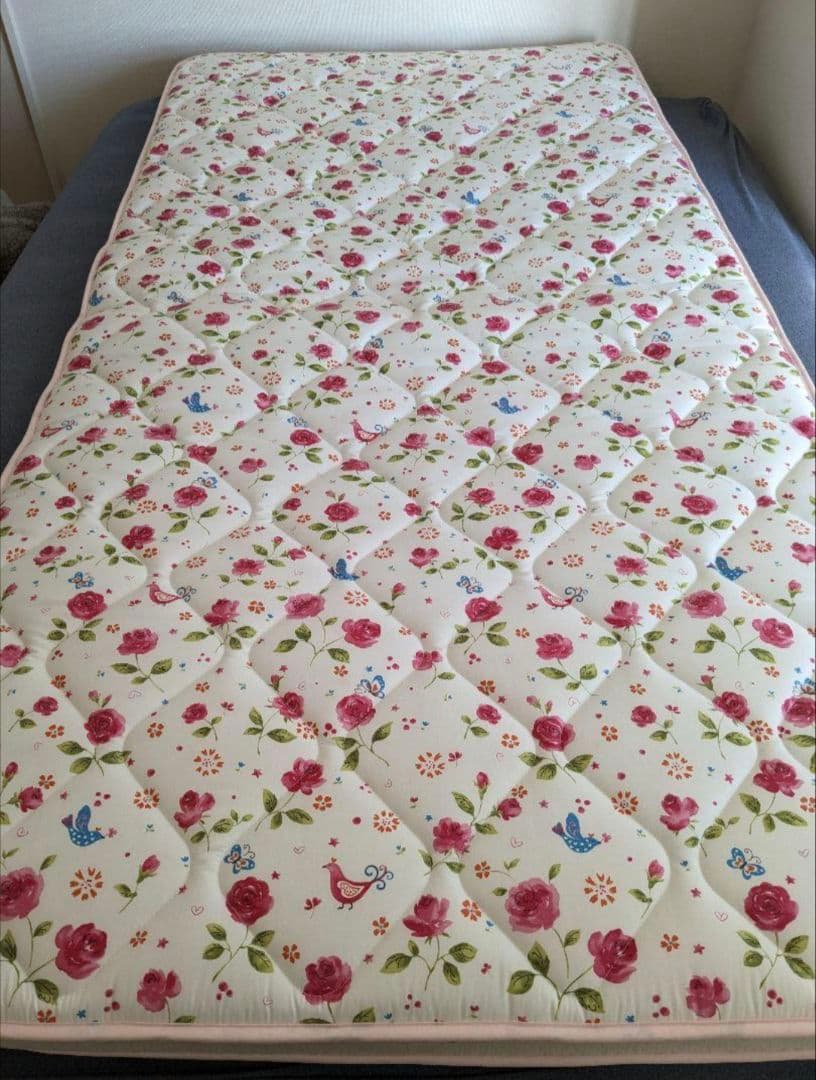 丸八真綿 四層羊毛敷き布団 シングル