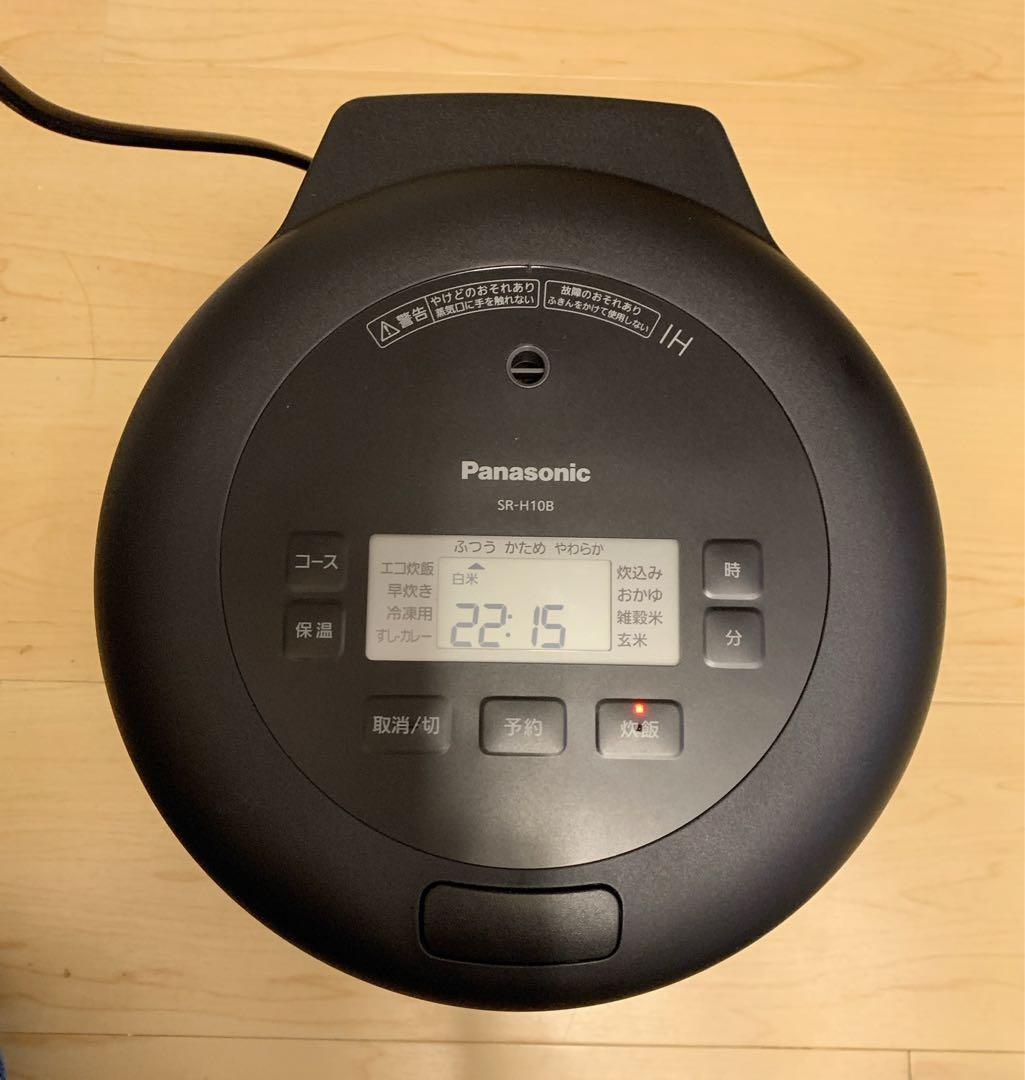 値下げ！【美品】Panasonic IH炊飯器 5.5合炊き SR-H10B-K