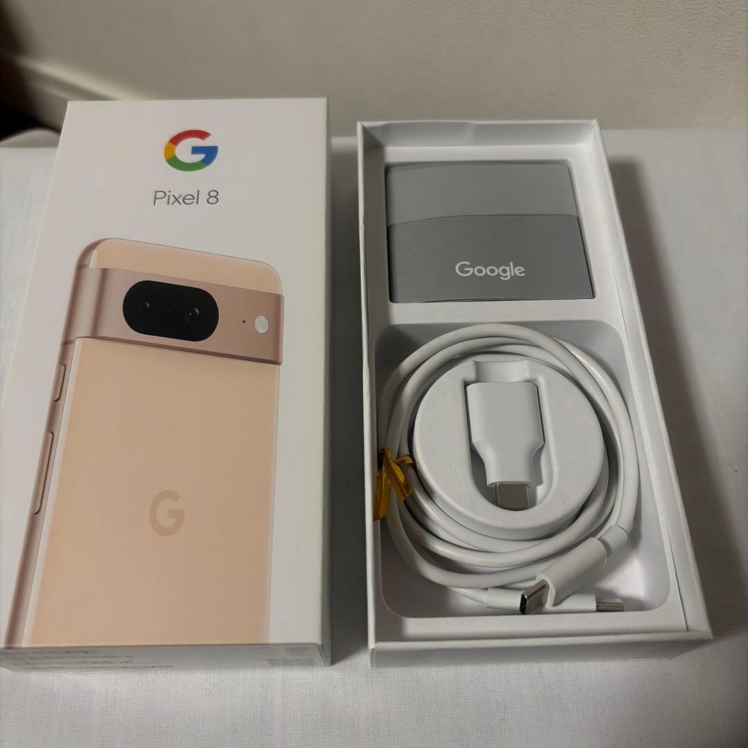 Google Pixel8 128GB （SIMフリー）箱　ケーブル付