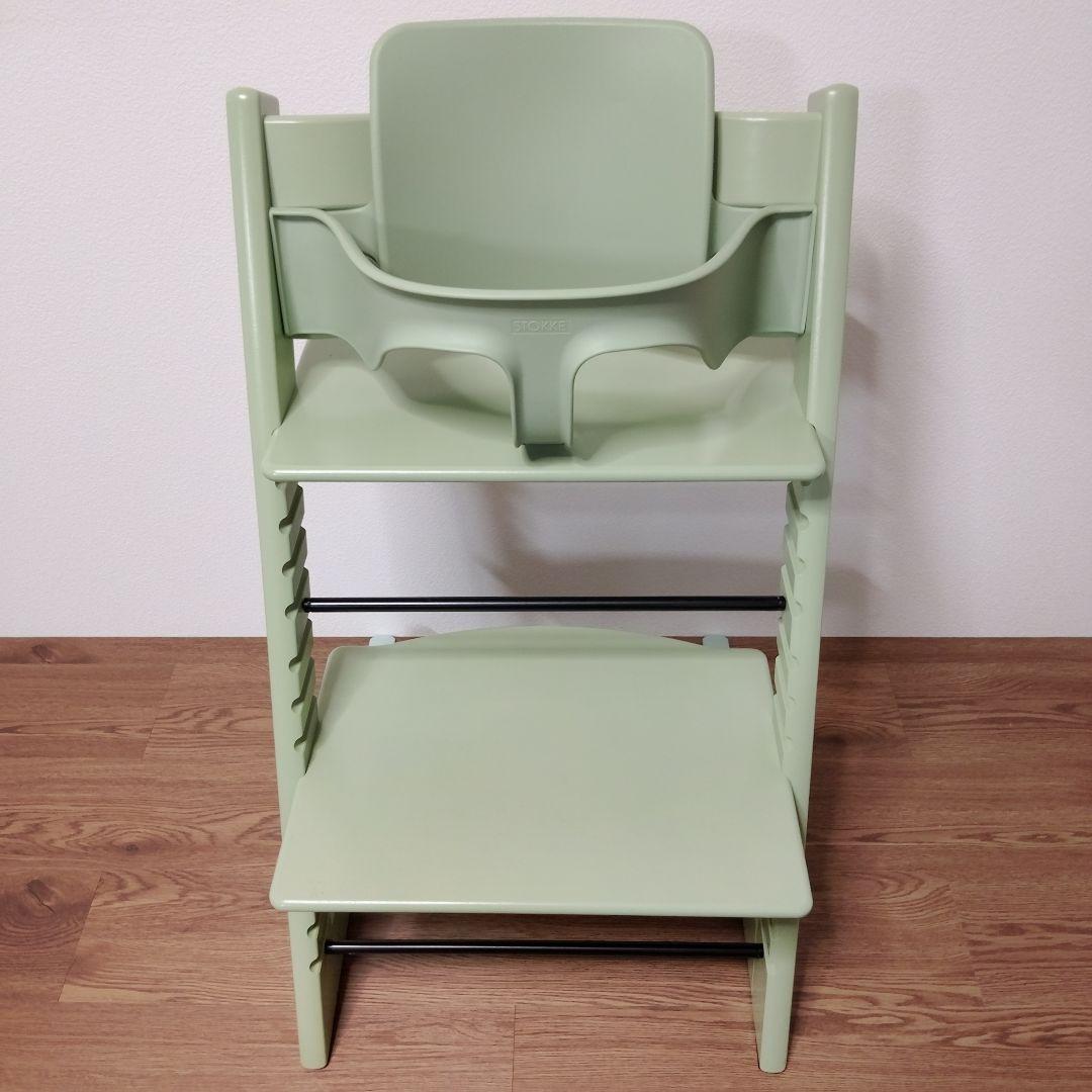 ストッケ トリップトラップ 希少モスグリーン 4シリアル　豪華セット