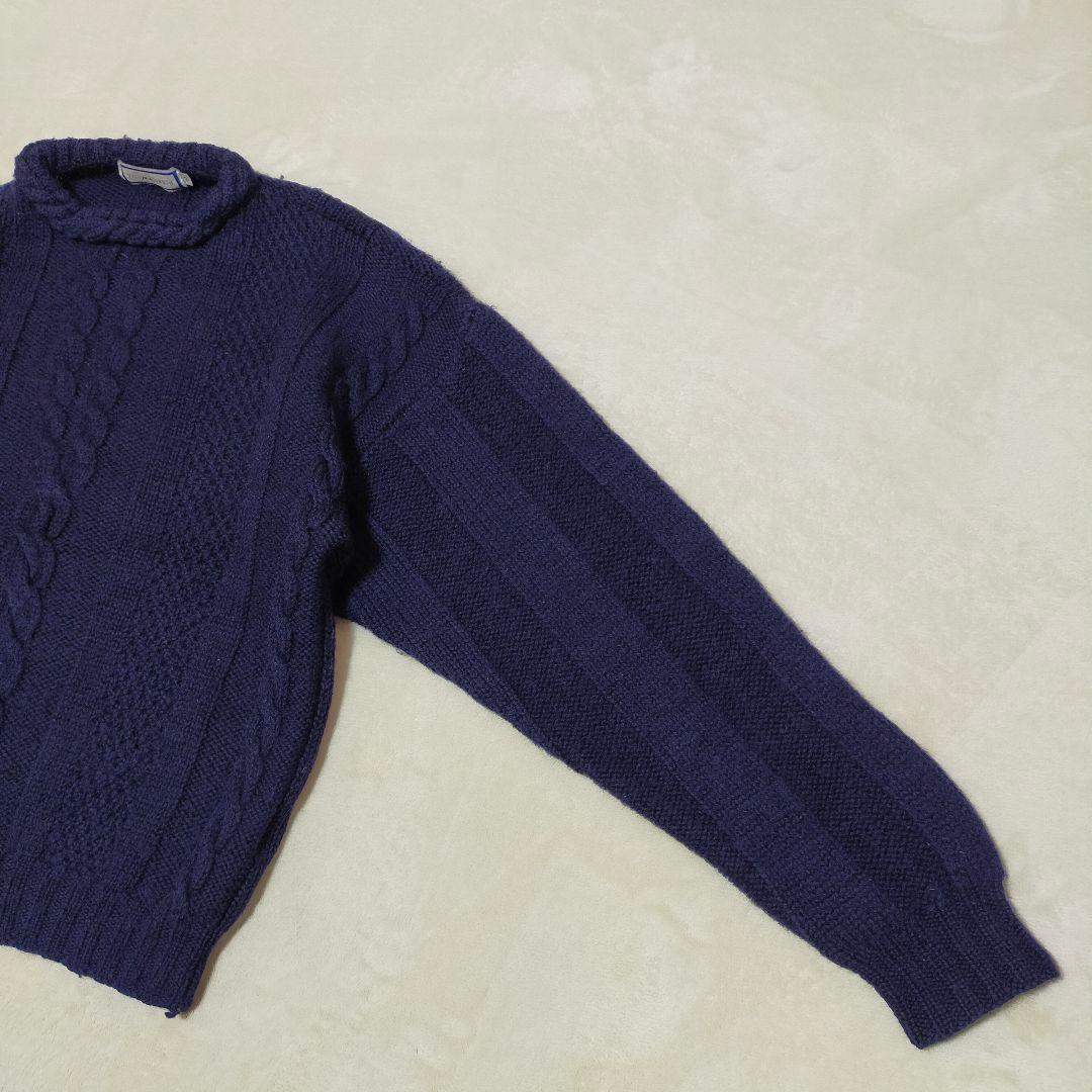 80S 90S　YVES SAINT LAURENT　ケーブルニットセーター