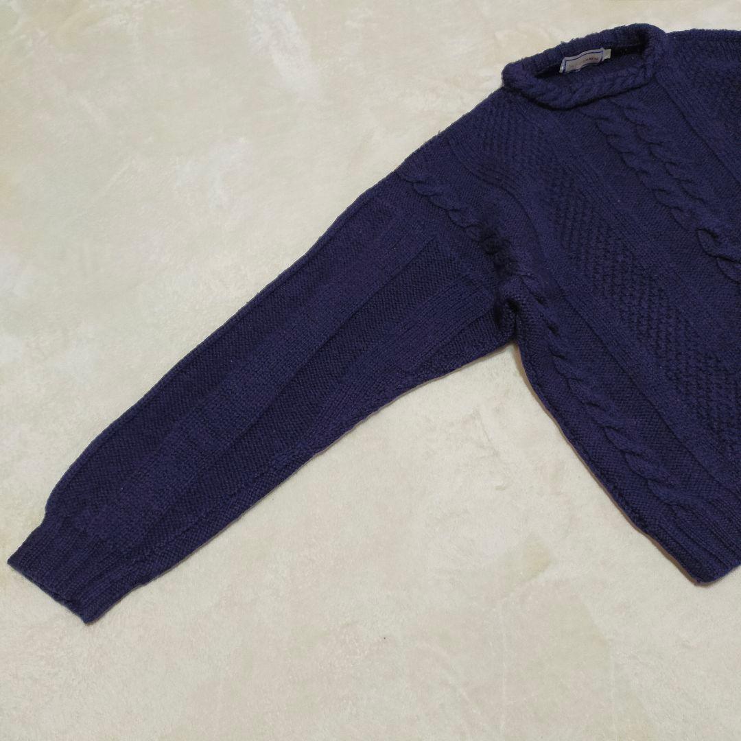 80S 90S　YVES SAINT LAURENT　ケーブルニットセーター