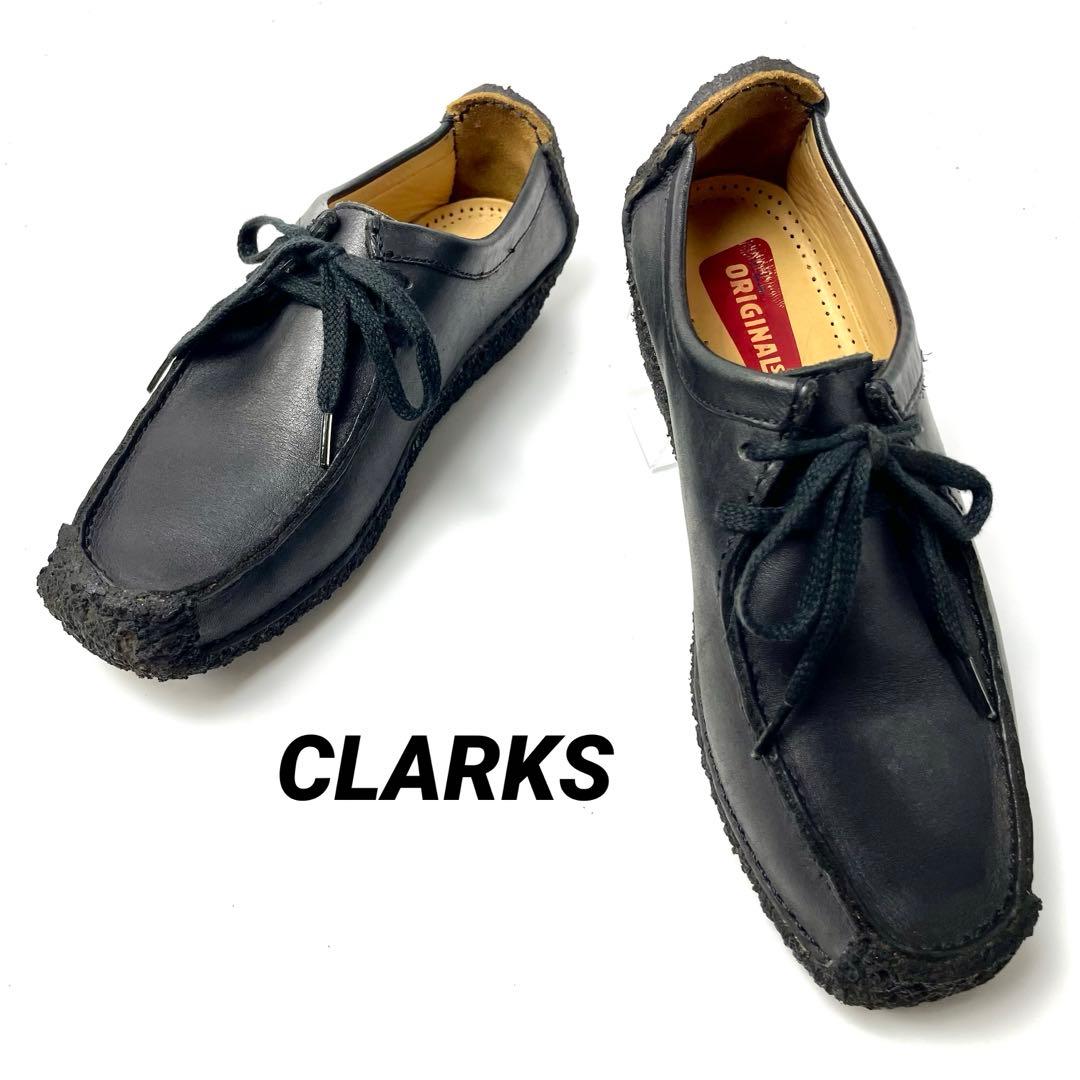 Clarks クラークス23cm ナタリー 本革 ブラック美品