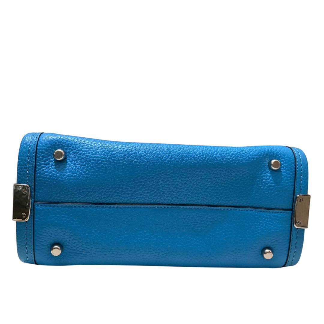 COACH スワッガー キャリーオール 2WAY ハンドバッグ ペブルレザー