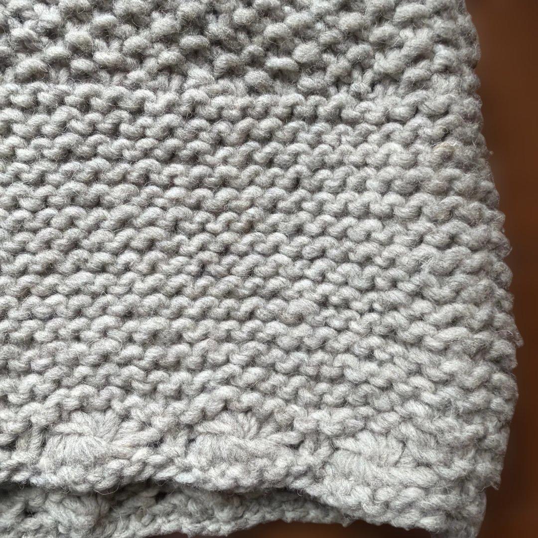 nest Robe ネストローブ ペルーボッブルニットベスト ベージュ