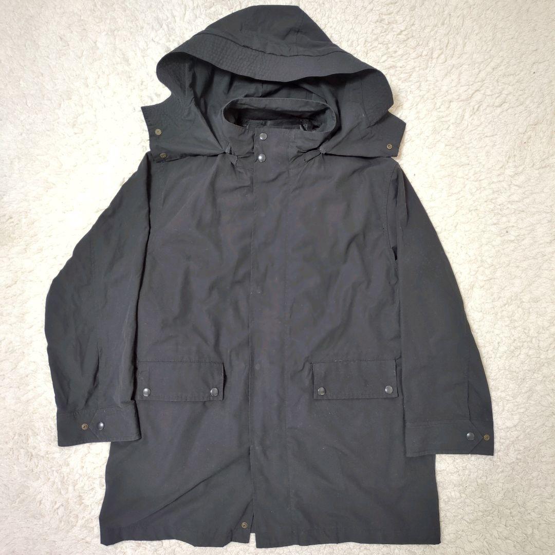 スピックアンドスパン CNフーディーライナー3WAYブルゾン ブラック 38