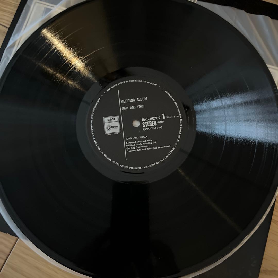 美帯完品レコードBOX WEDDING ALBUM ジョンレノン & ヨーコオノ