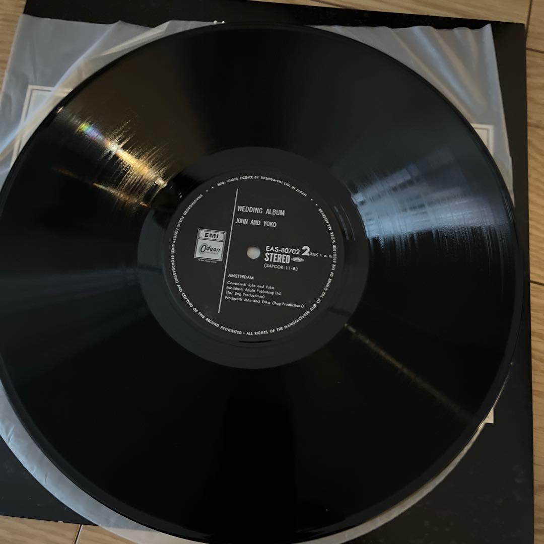 美帯完品レコードBOX WEDDING ALBUM ジョンレノン & ヨーコオノ