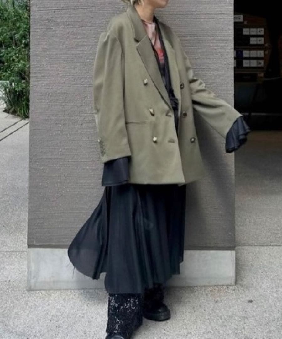 ジャケット・アウター Ameri EMBELLISH BUTTON PAPA TW JACKET