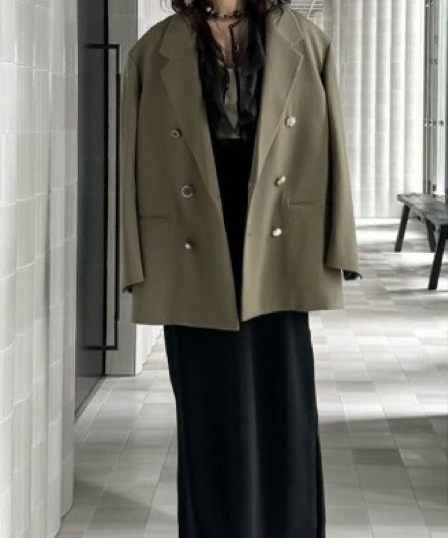 ジャケット・アウター Ameri EMBELLISH BUTTON PAPA TW JACKET