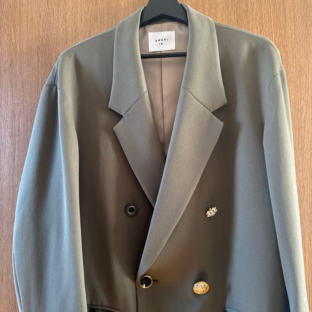 ジャケット・アウター Ameri EMBELLISH BUTTON PAPA TW JACKET